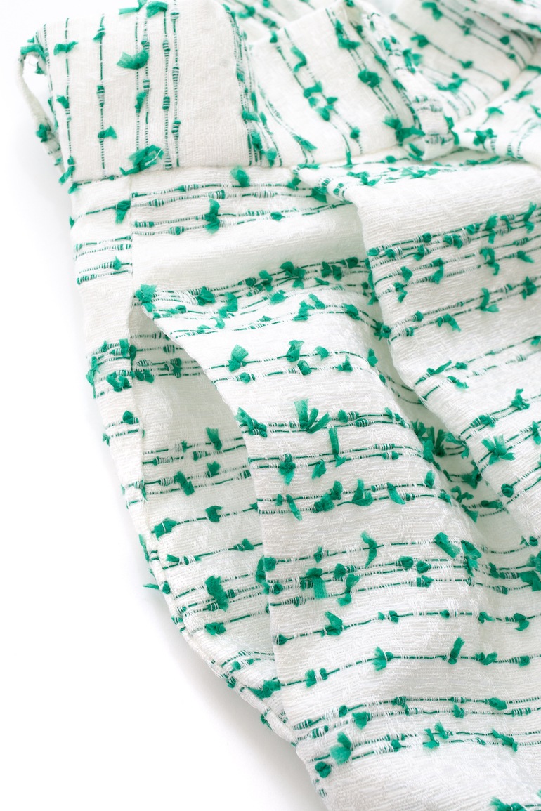 【obliM】米沢別注ツイードショートパンツ/グリーン