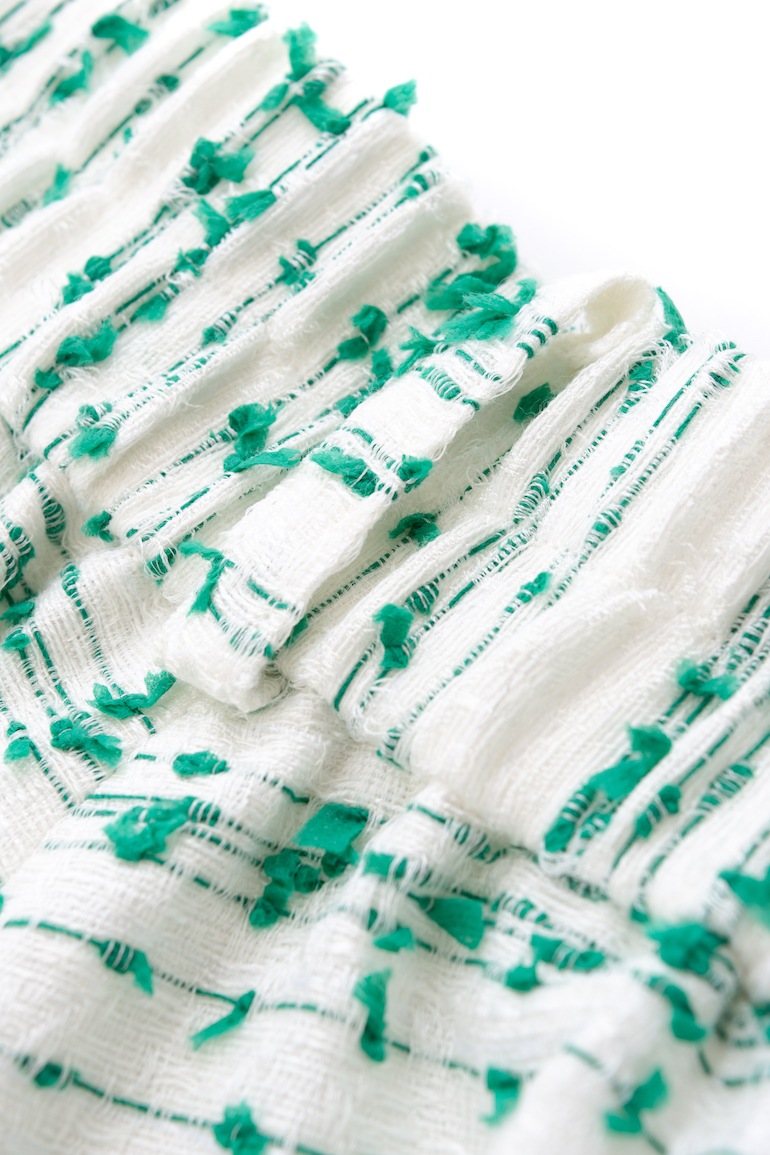 【obliM】米沢別注ツイードショートパンツ/グリーン