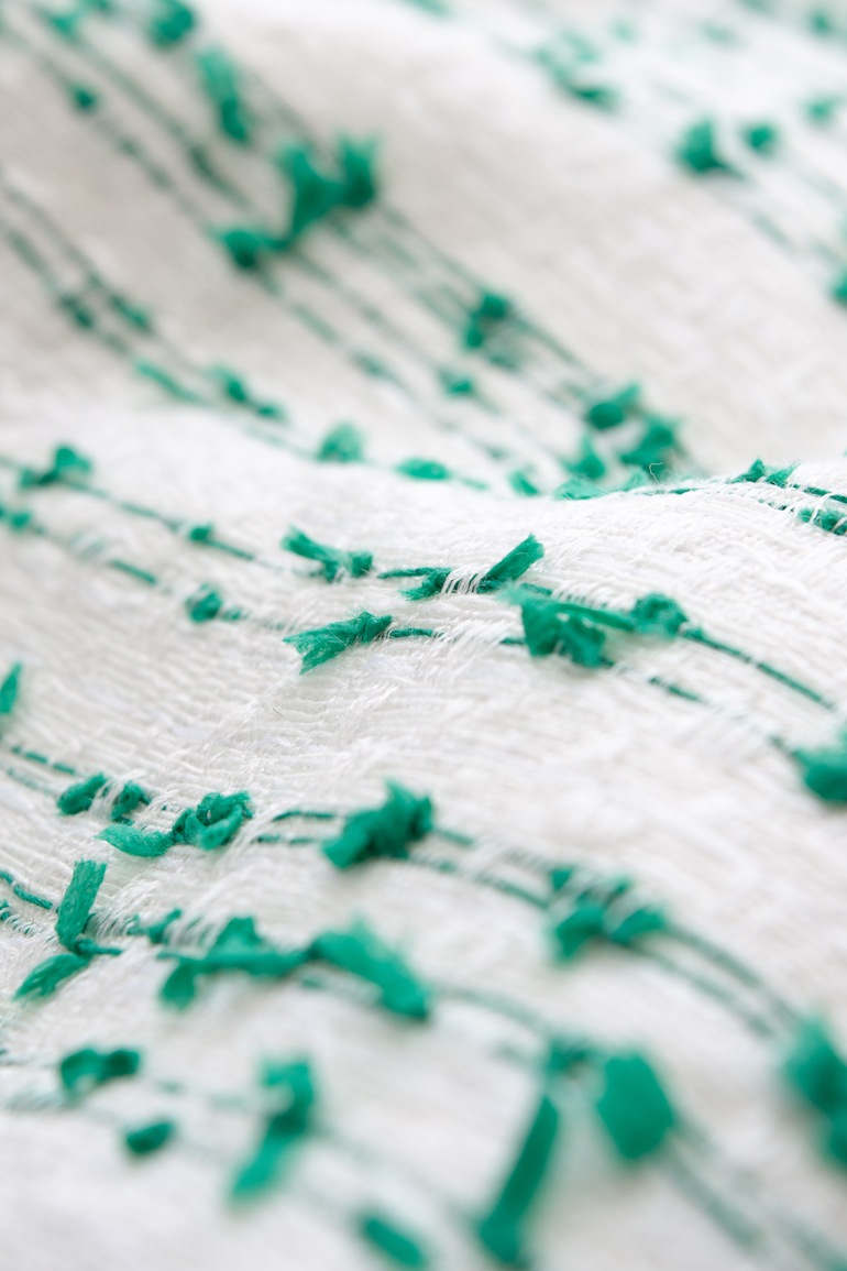 【obliM】米沢別注ツイードショートパンツ/グリーン