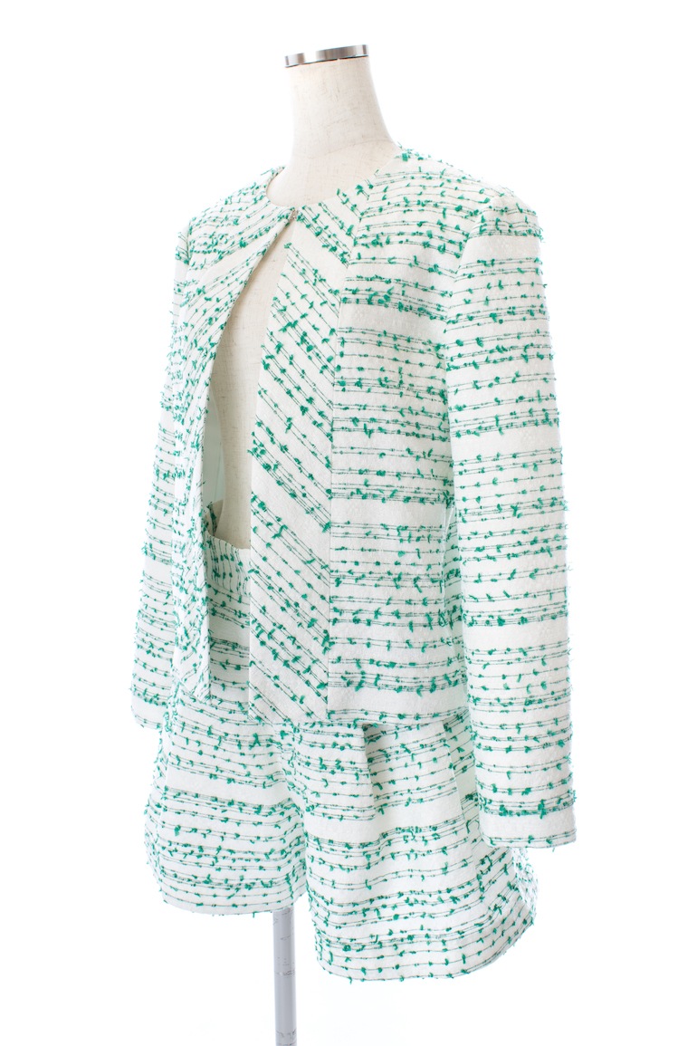 【obliM】米沢別注ツイードショートパンツ/グリーン