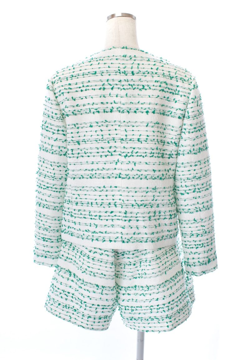 【obliM】米沢別注ツイードショートパンツ/グリーン