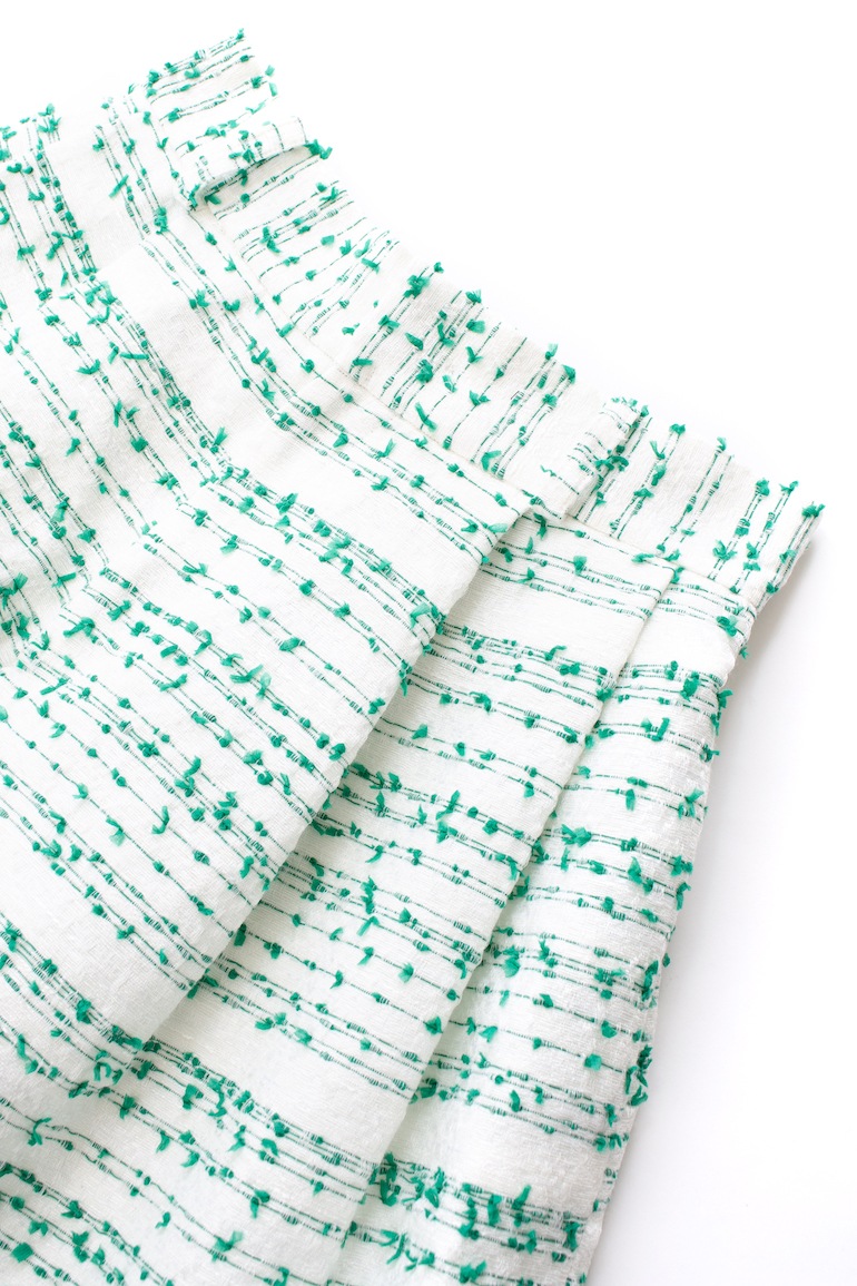 【obliM】米沢別注ツイードショートパンツ/グリーン