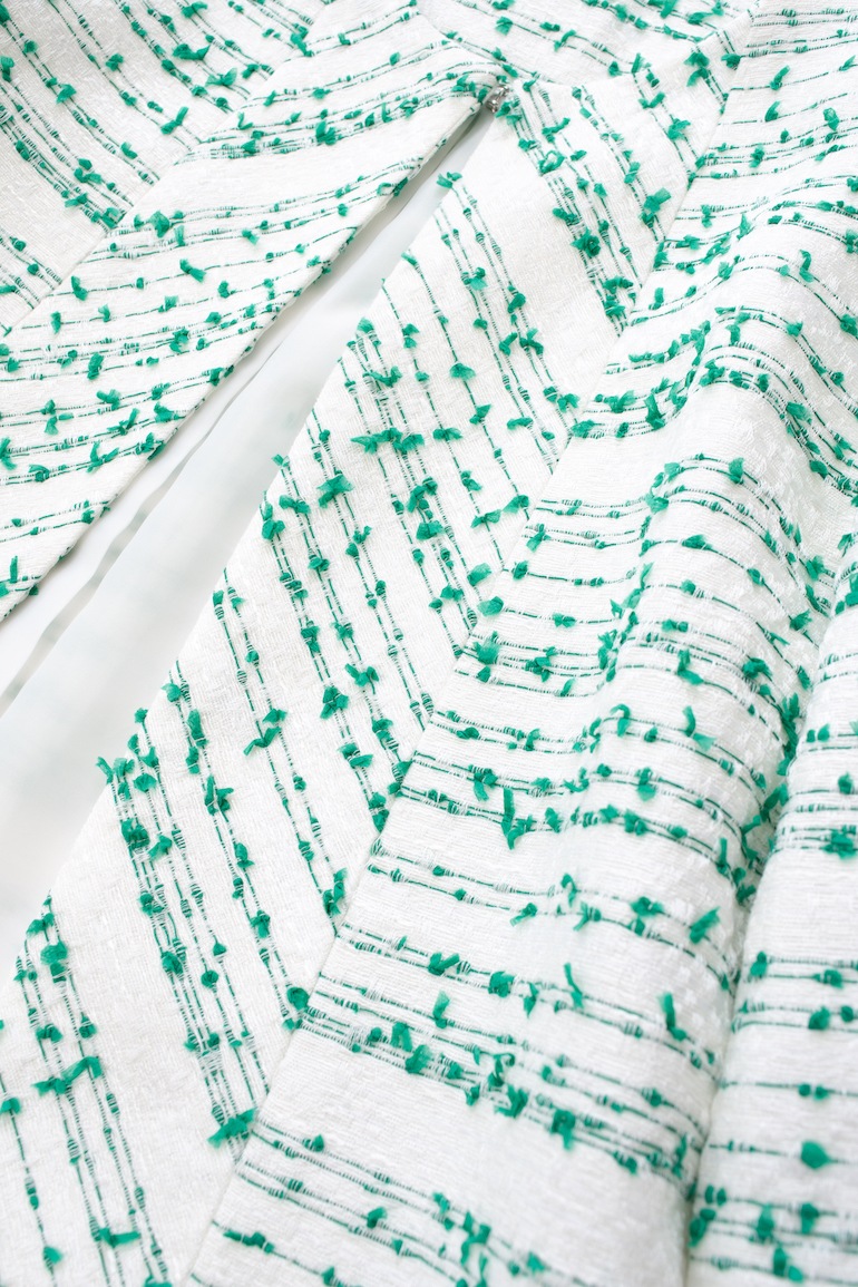 【obliM】米沢別注ツイードジャケット/グリーン【残り4点】