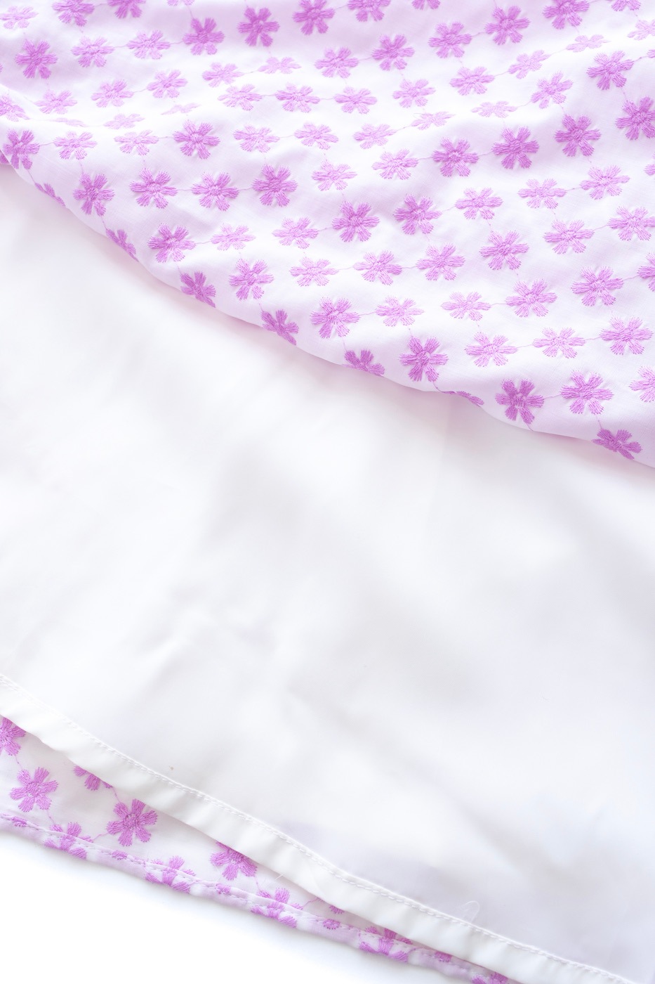 刺繍フリルワンピース/パープル | DRESS | OBLI