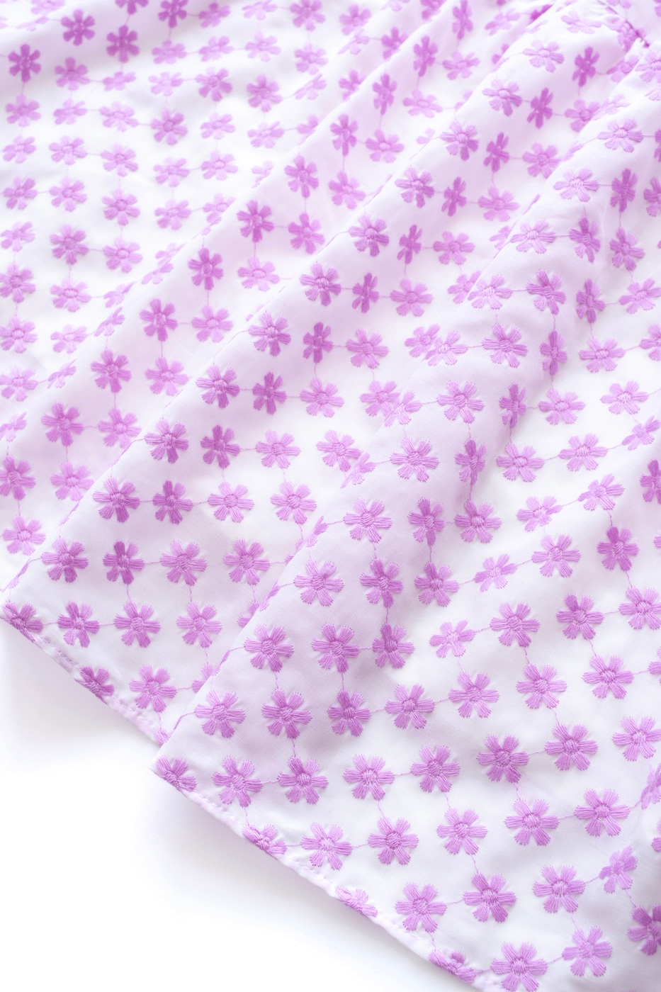 刺繍フリルワンピース/パープル | DRESS | OBLI