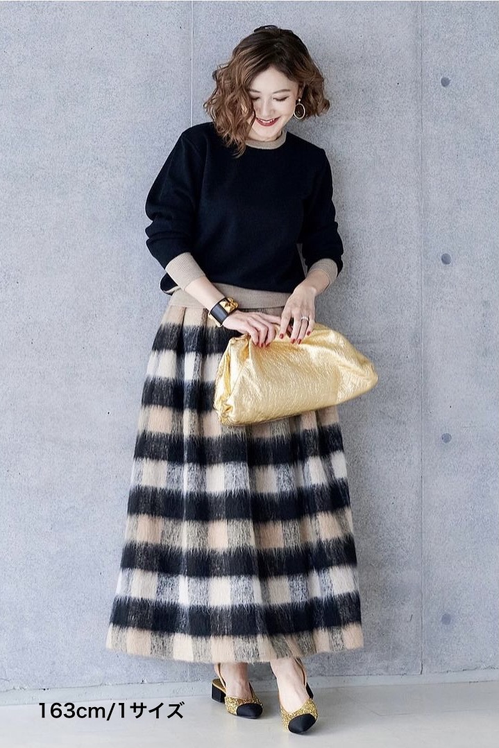 シャギータックスカート