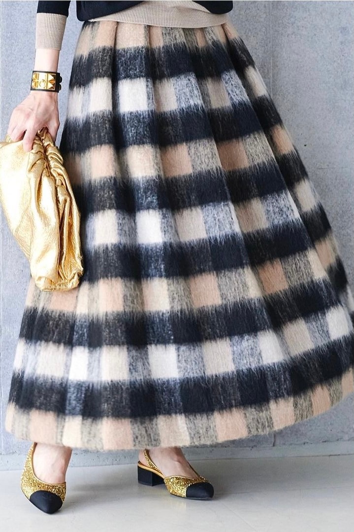 シャギータックスカート | ALL ITEM | OBLI