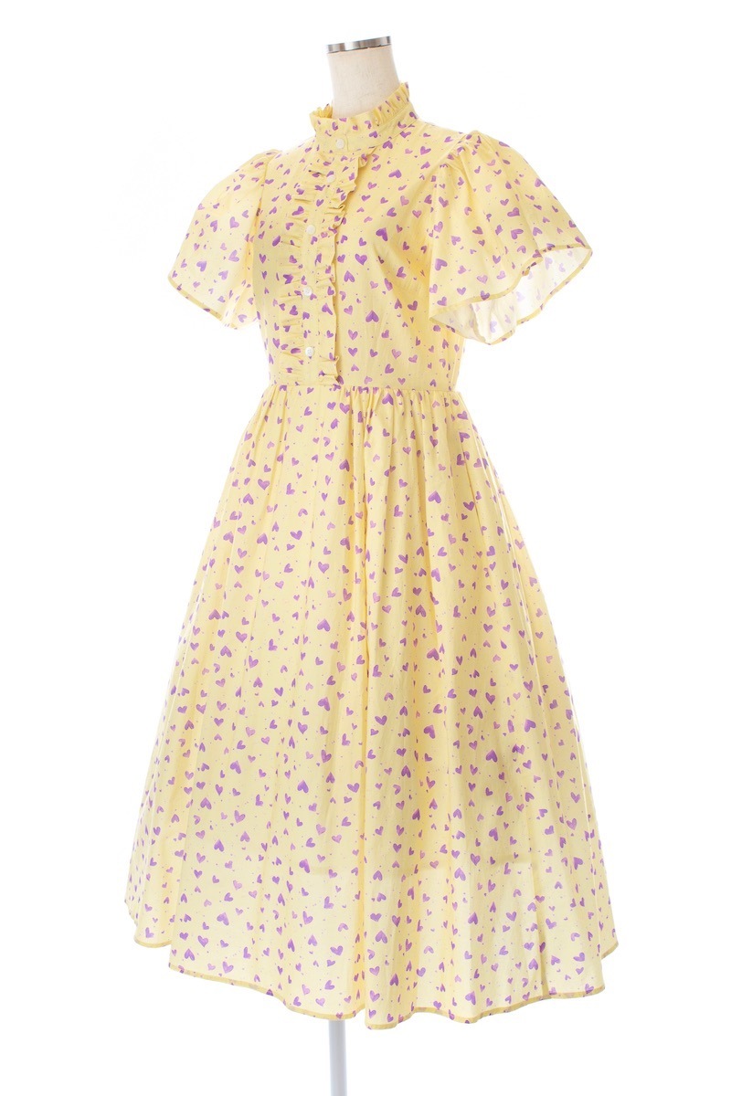 パープルハートワンピース | DRESS | OBLI