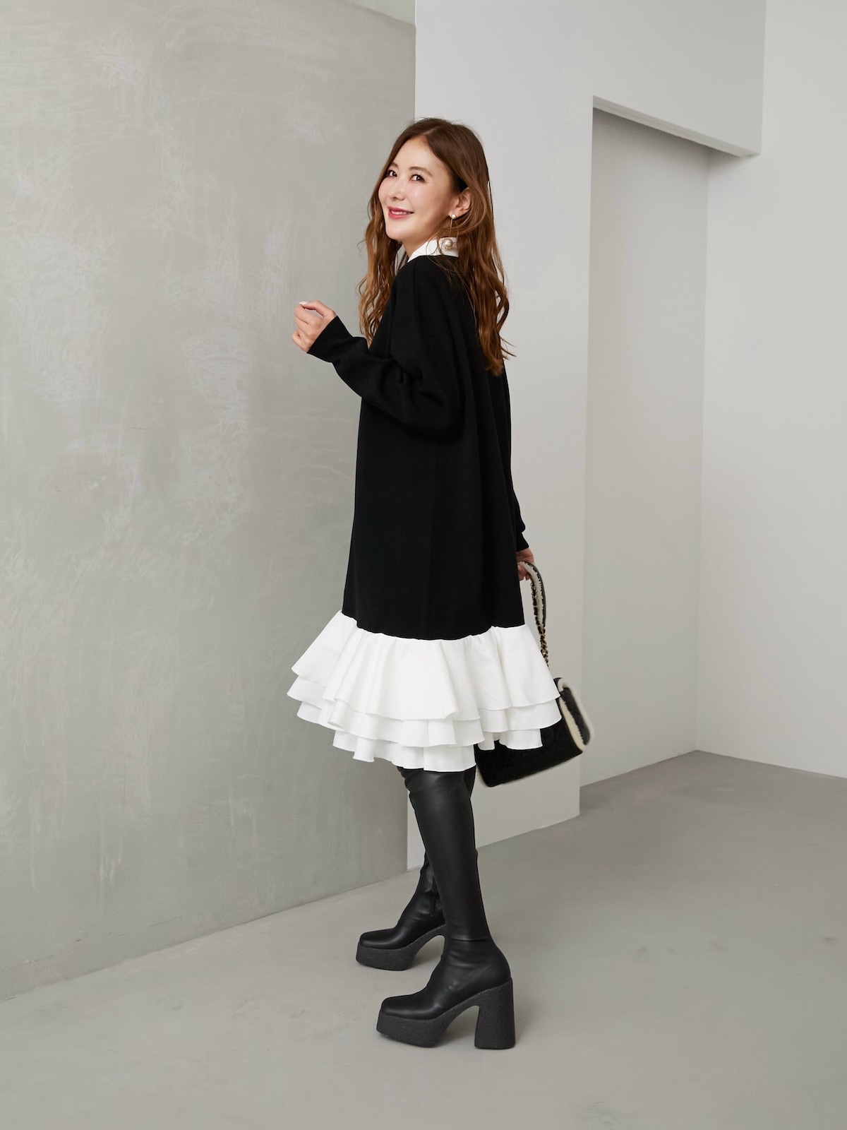 【予約】ペタルドッキングワンピース【残り2点】