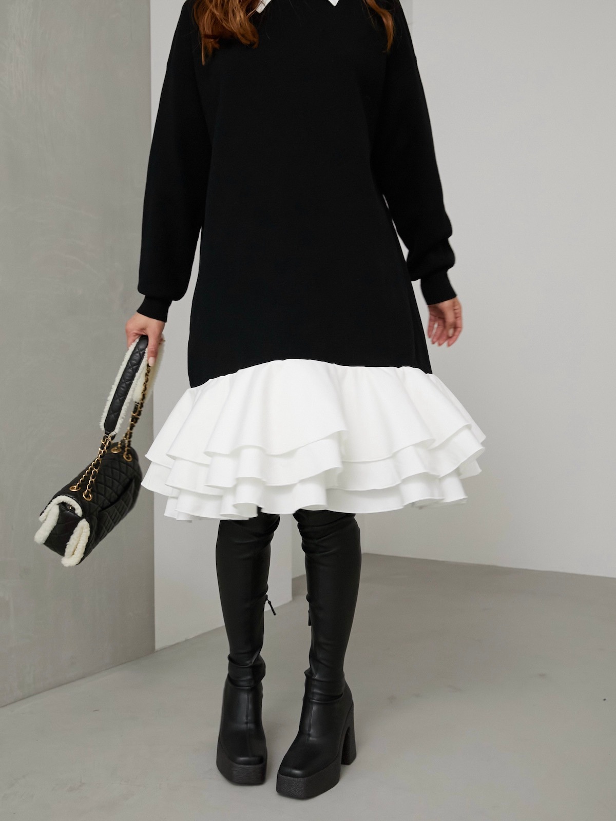 【予約】ペタルドッキングワンピース【残り2点】