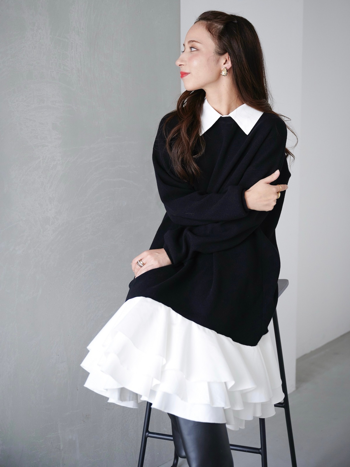 【予約】ペタルドッキングワンピース【残り2点】