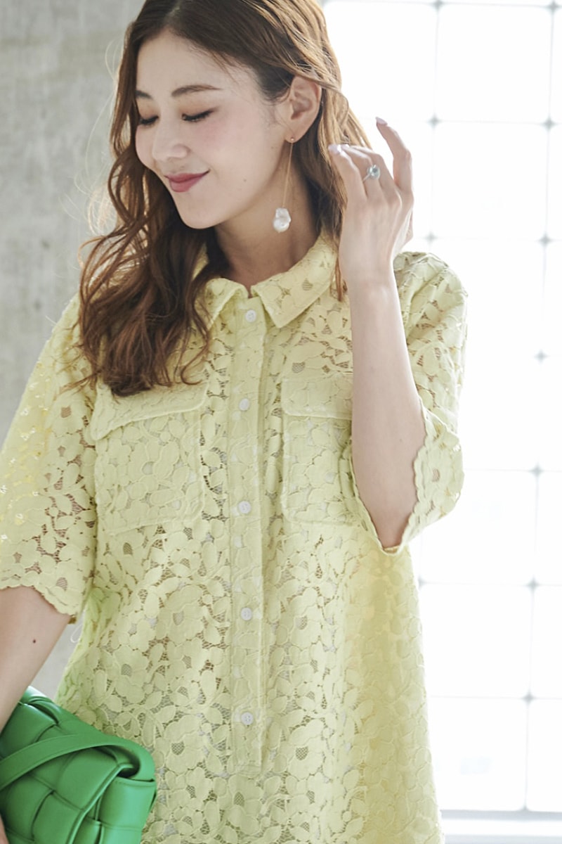 レースワンピース/ピンク | DRESS | OBLI