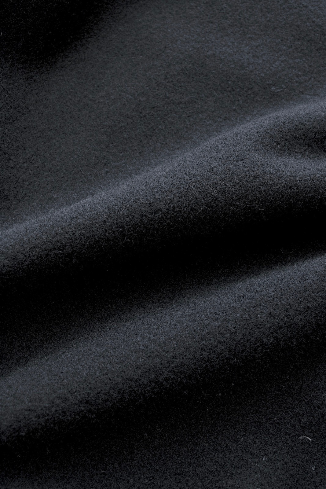 Vネックウールトップス/ブラック