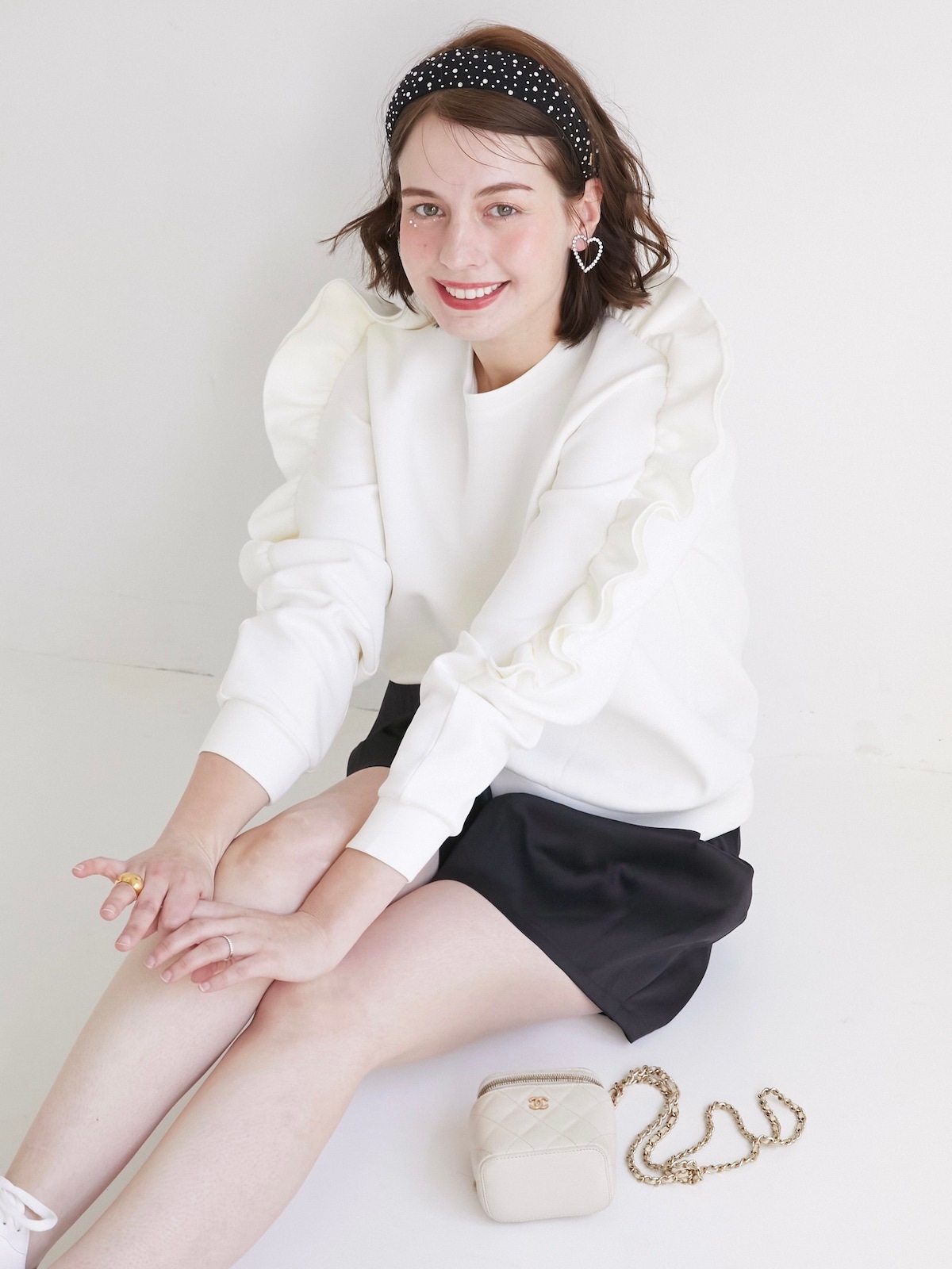 フリルスウェット