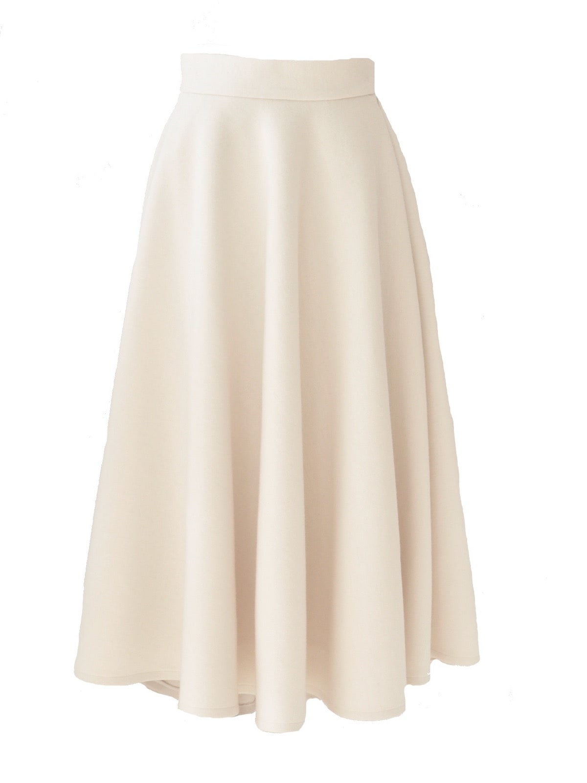 FLARE SKIRT/WHITE | BOTTOMS | OBLI