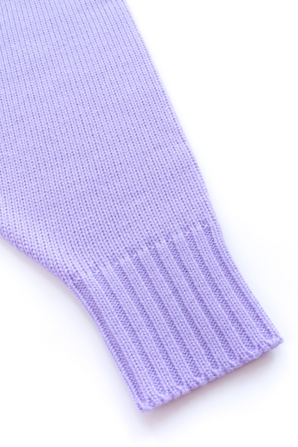 バックスリットカラーニット/パープル【残り4点】