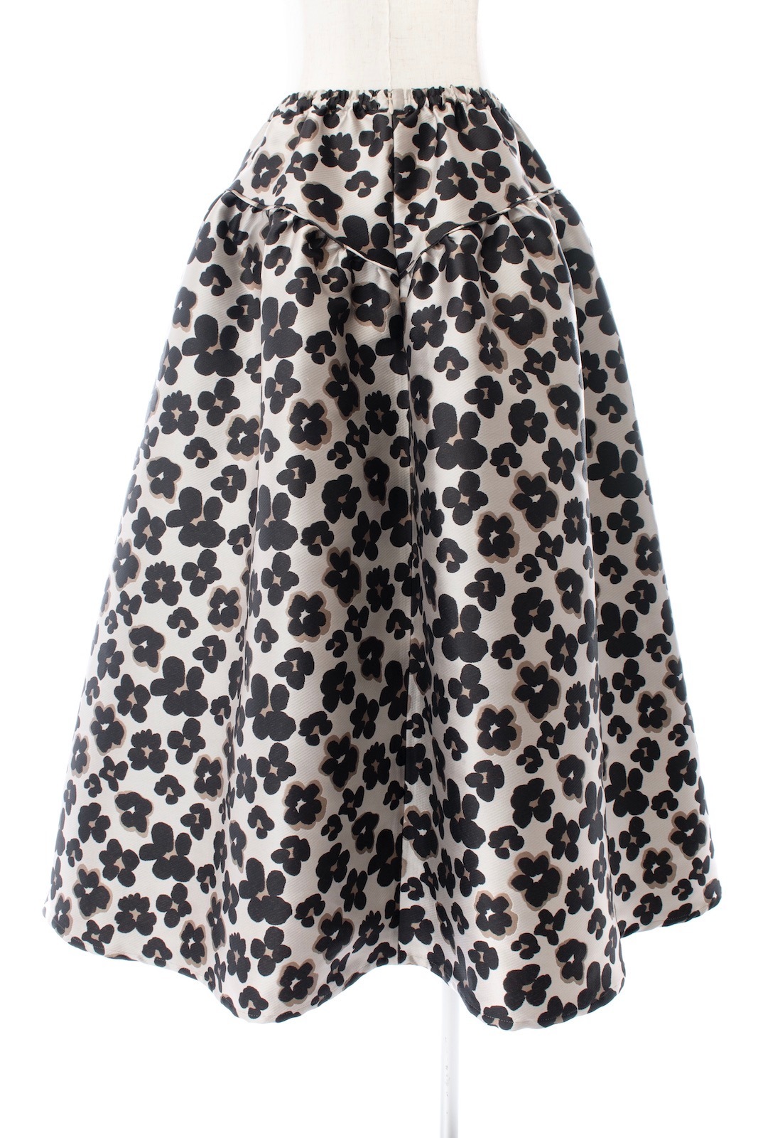 【obliM】米沢別注フラワーレオパードスカート