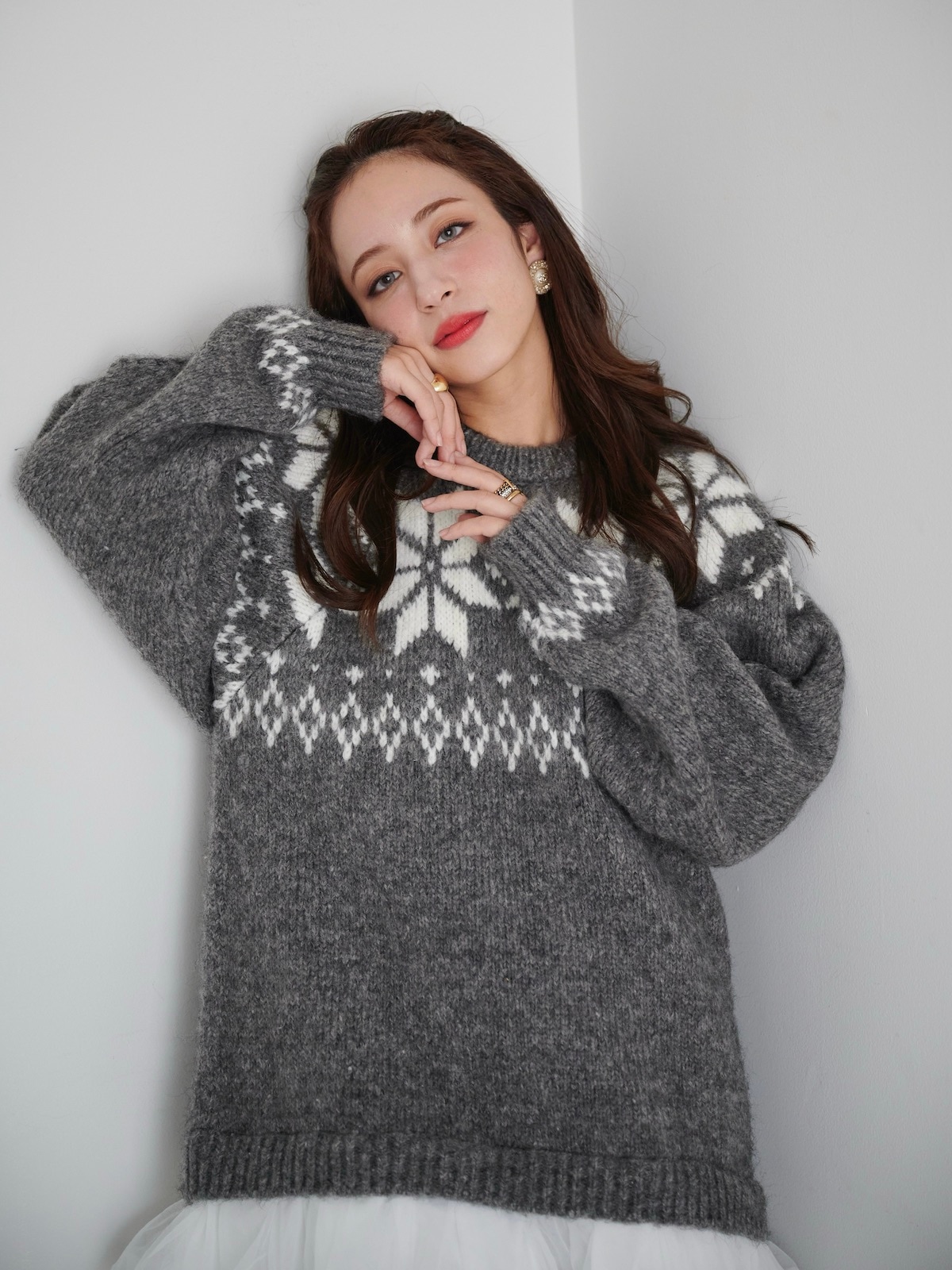 ノルディックニットワンピース | DRESS | OBLI