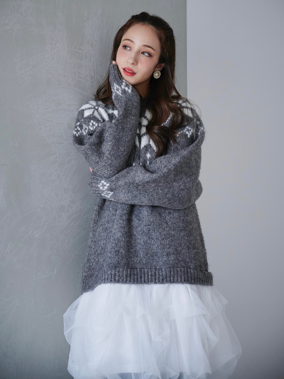 ノルディックニットワンピース | DRESS | OBLI