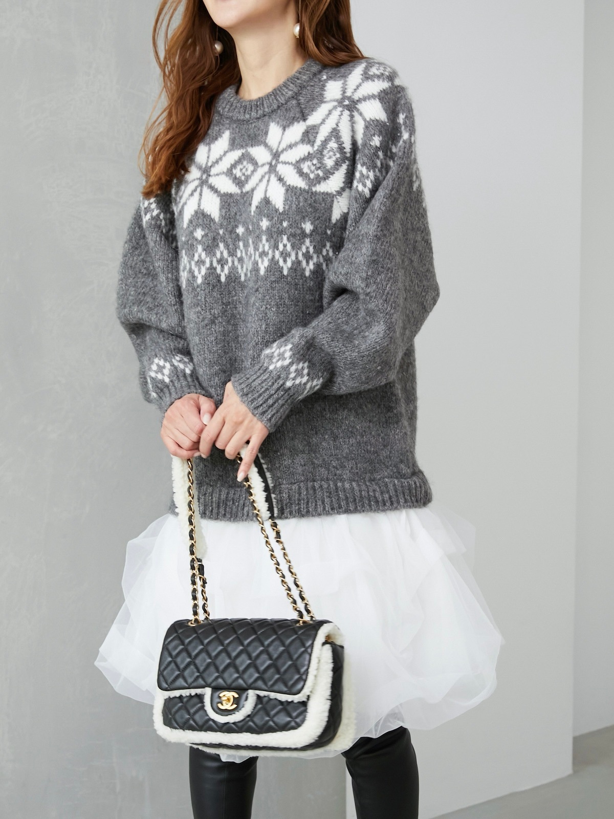 ノルディックニットワンピース | DRESS | OBLI