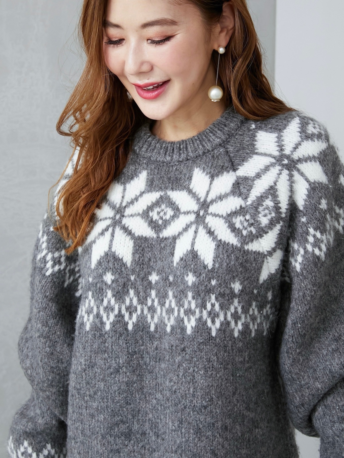 ノルディックニットワンピース | DRESS | OBLI