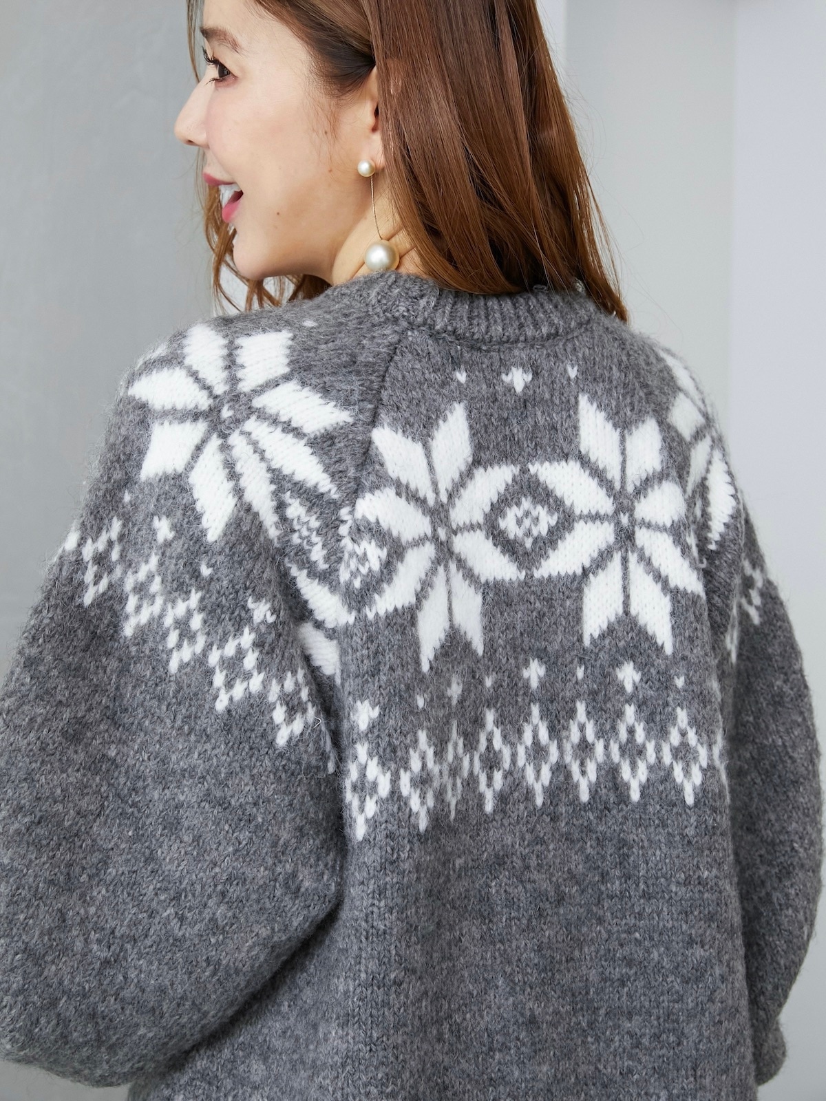 ノルディックニットワンピース ノルディックニットワンピース | DRESS | OBLI