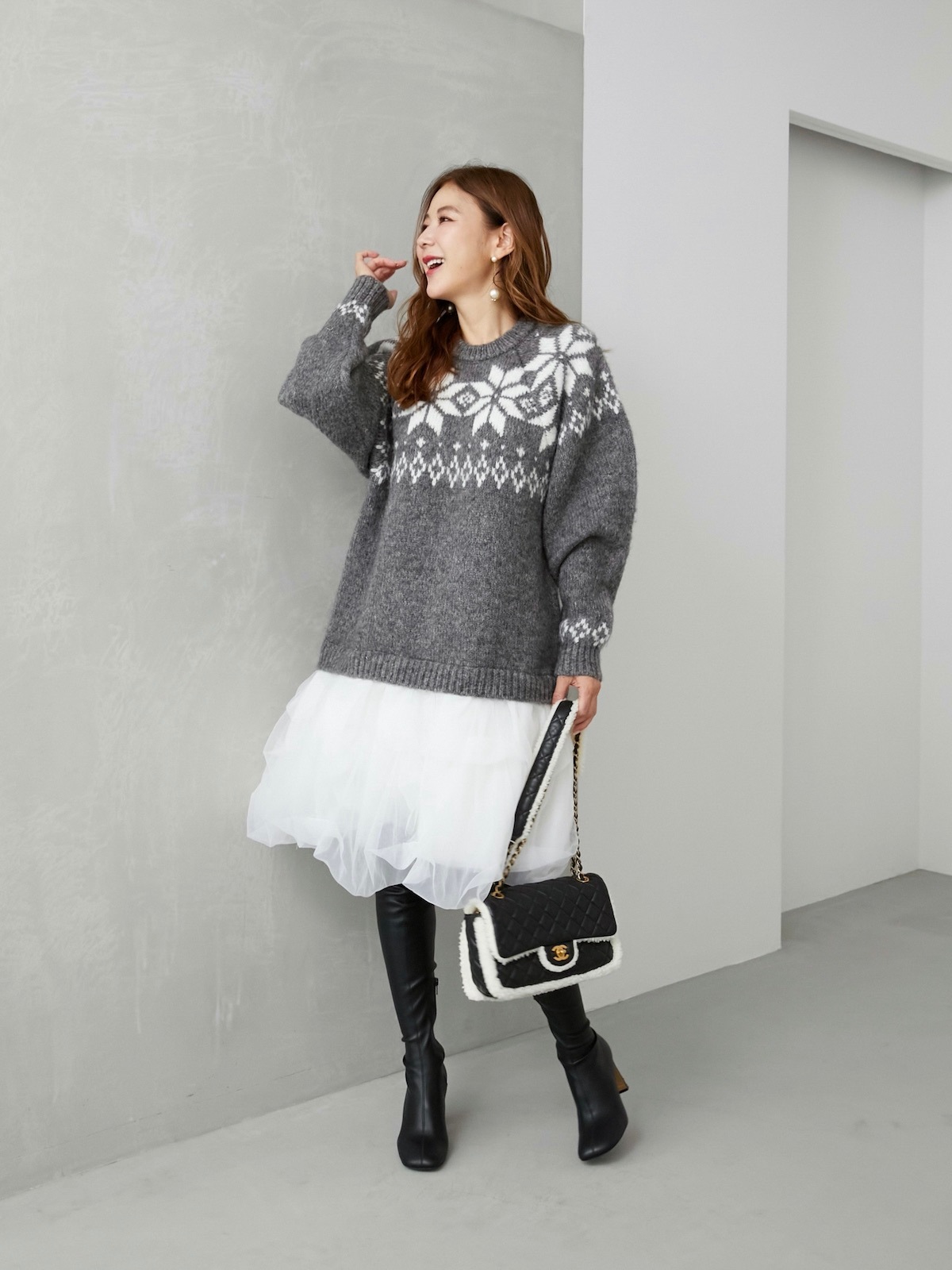 ノルディックニットワンピース【残りわずか】