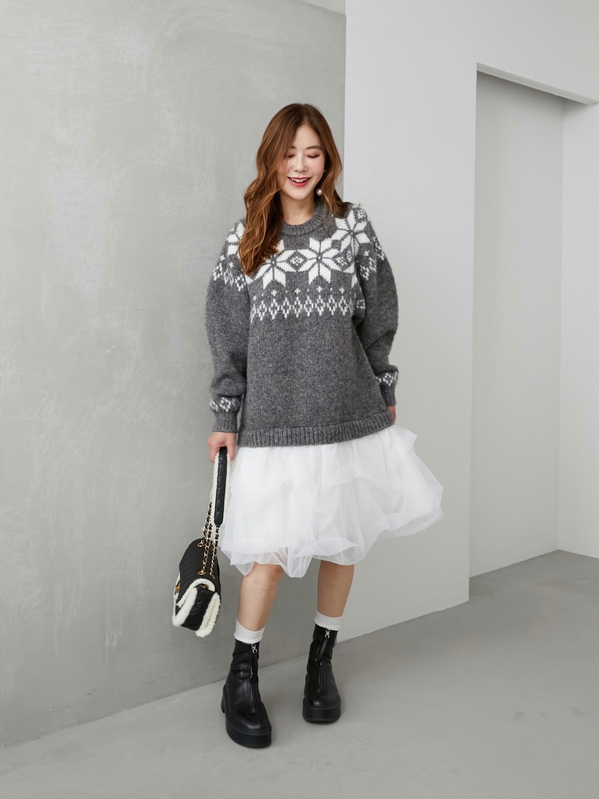 ノルディックニットワンピース | DRESS | OBLI