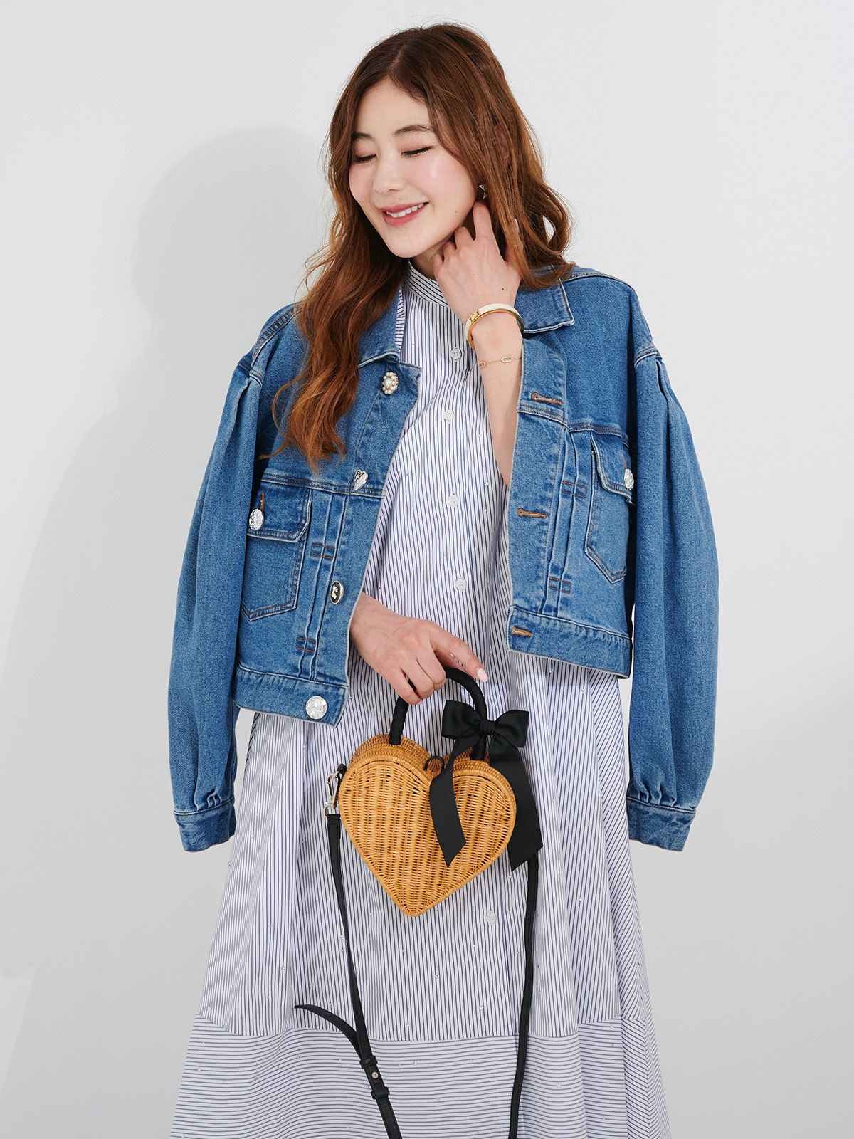 オブリストライプトップス ストライプブラウス | TOPS | OBLI