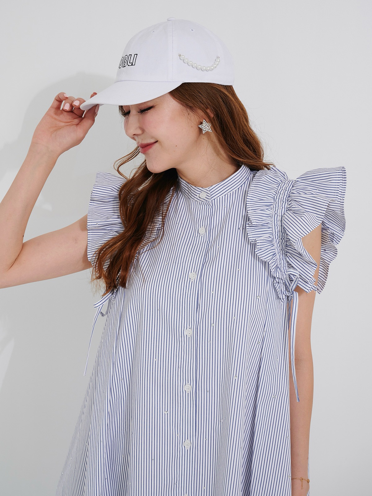 オブリストライプトップス ストライプブラウス | TOPS | OBLI