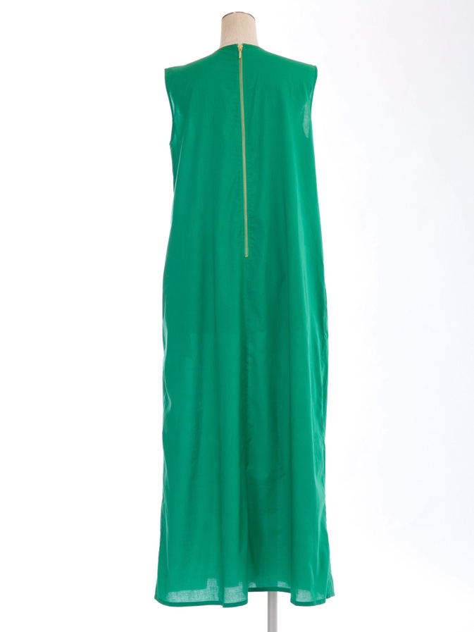 グリーンタックワンピース | DRESS | OBLI 