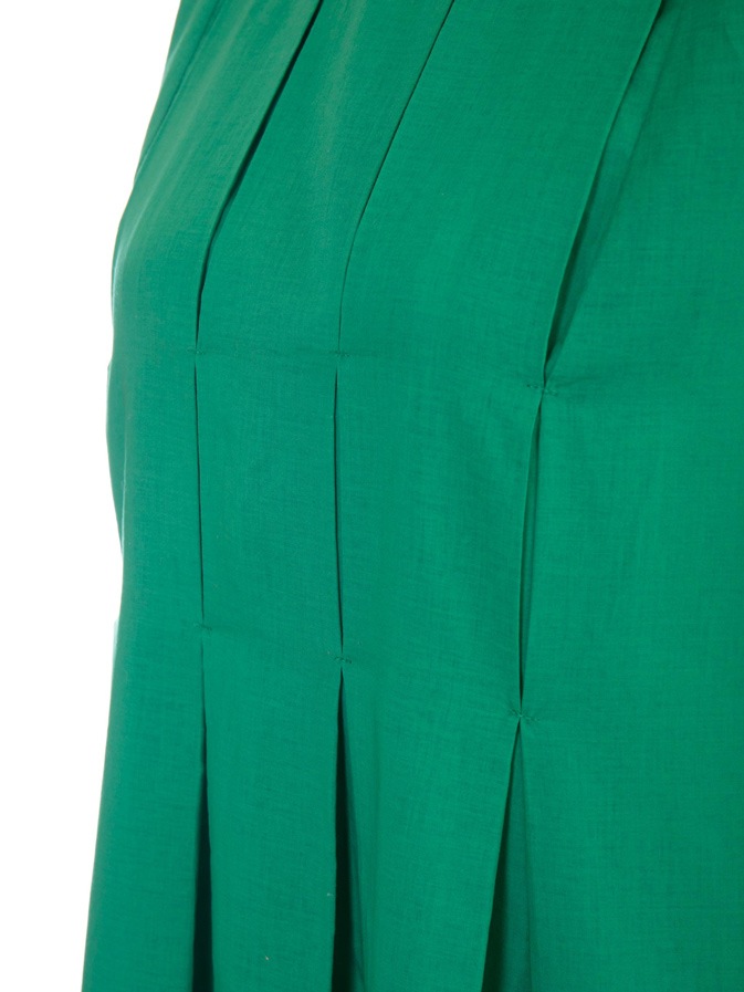 グリーンタックワンピース | DRESS | OBLI 