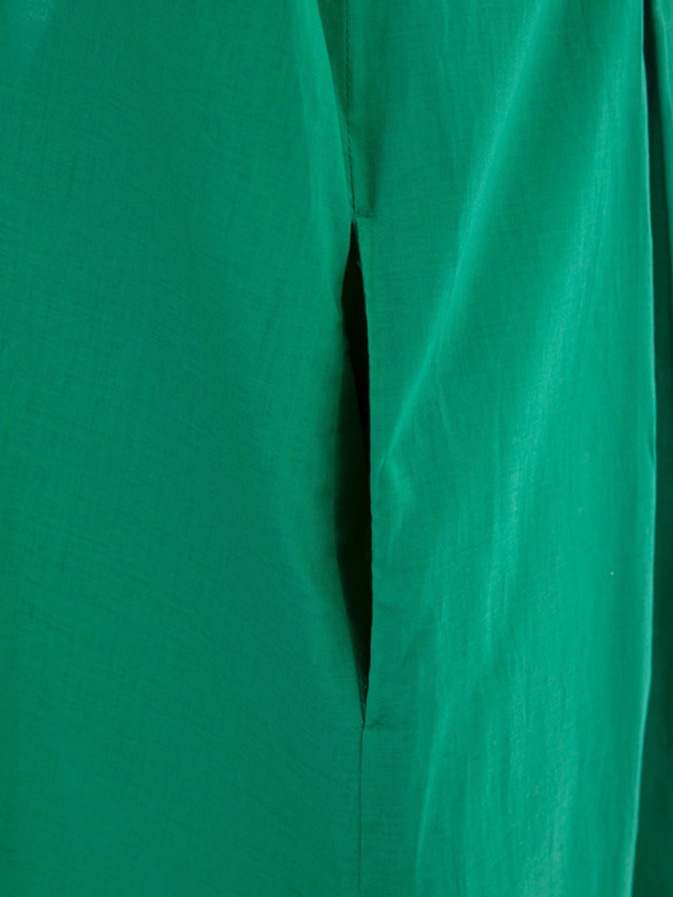 グリーンタックワンピース | DRESS | OBLI 