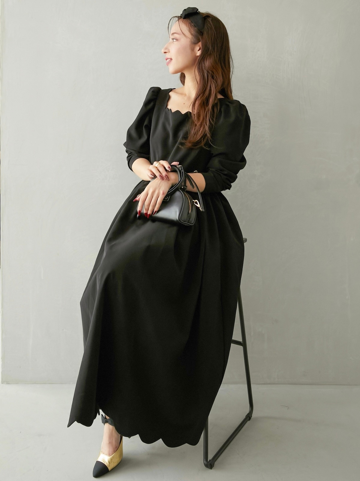 スカラップドラマワンピース【残り1点】