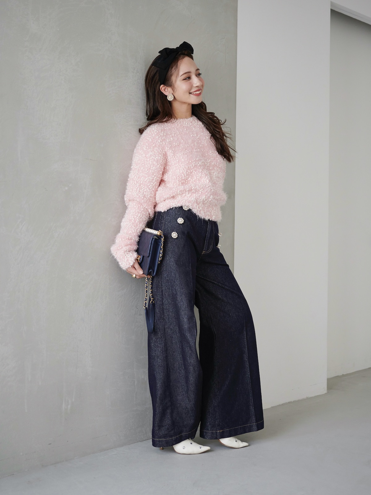 つぶつぶニット/ピンク | TOPS | OBLI