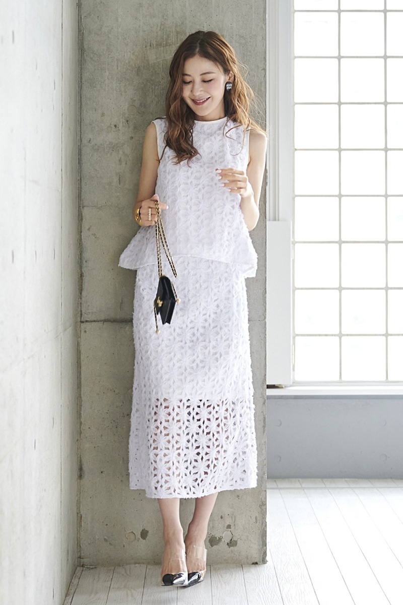 フローラルレーススカート【残り2点】