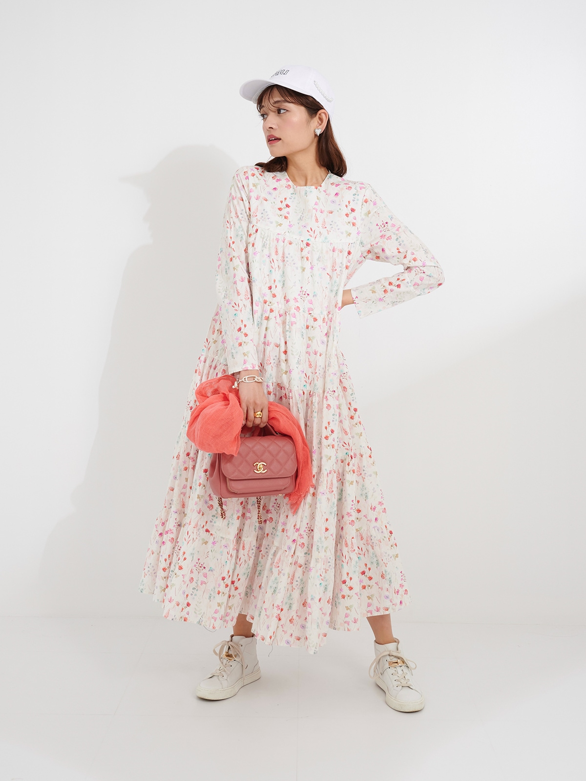 フラワーティアードワンピース【残り4点】 | ALL ITEM | OBLI
