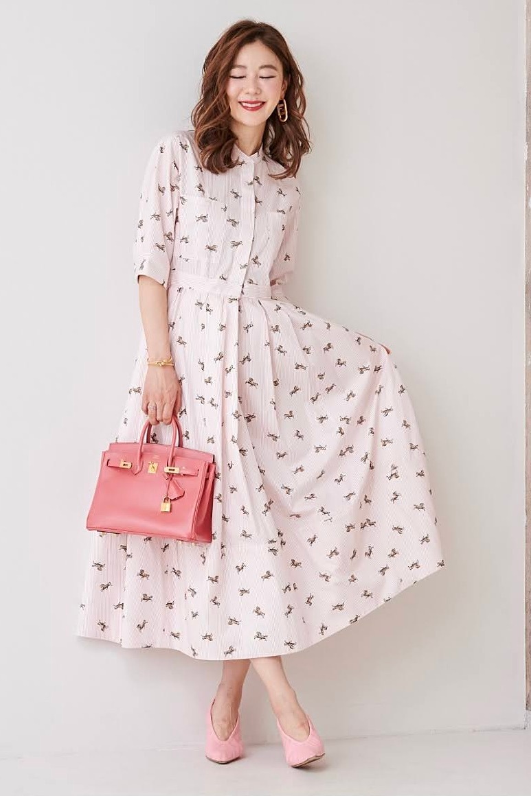 OBLI♡ホース柄シャツワンピース ホースシャツワンピース | DRESS | OBLI