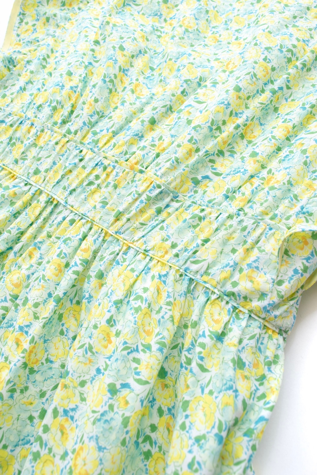 イエローフリルワンピース | DRESS | OBLI