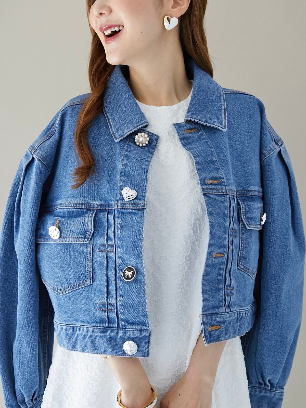 ジャガードスリットワンピース