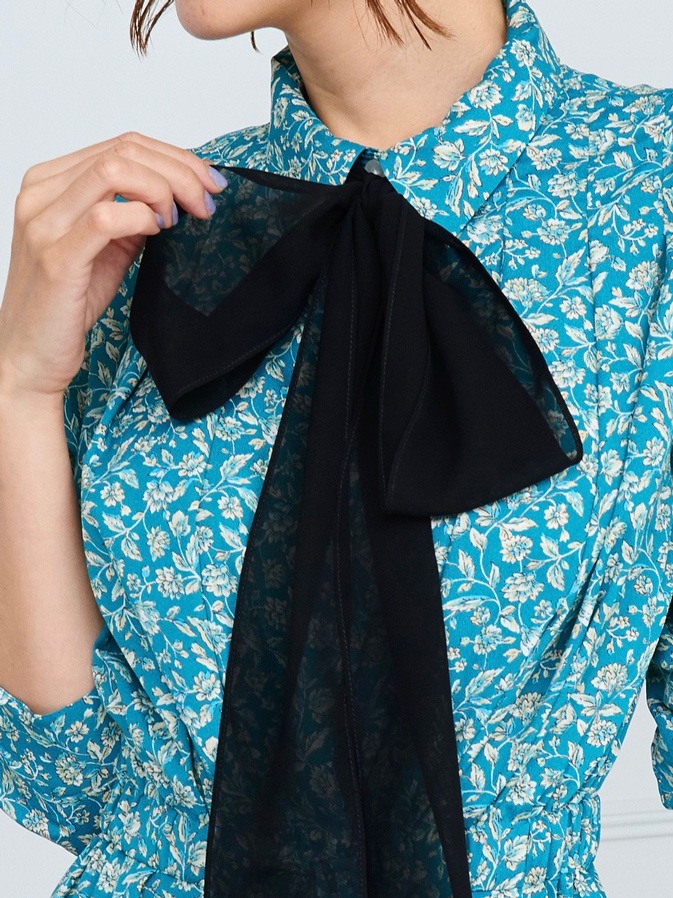 グリーンリボンワンピース | DRESS | OBLI 