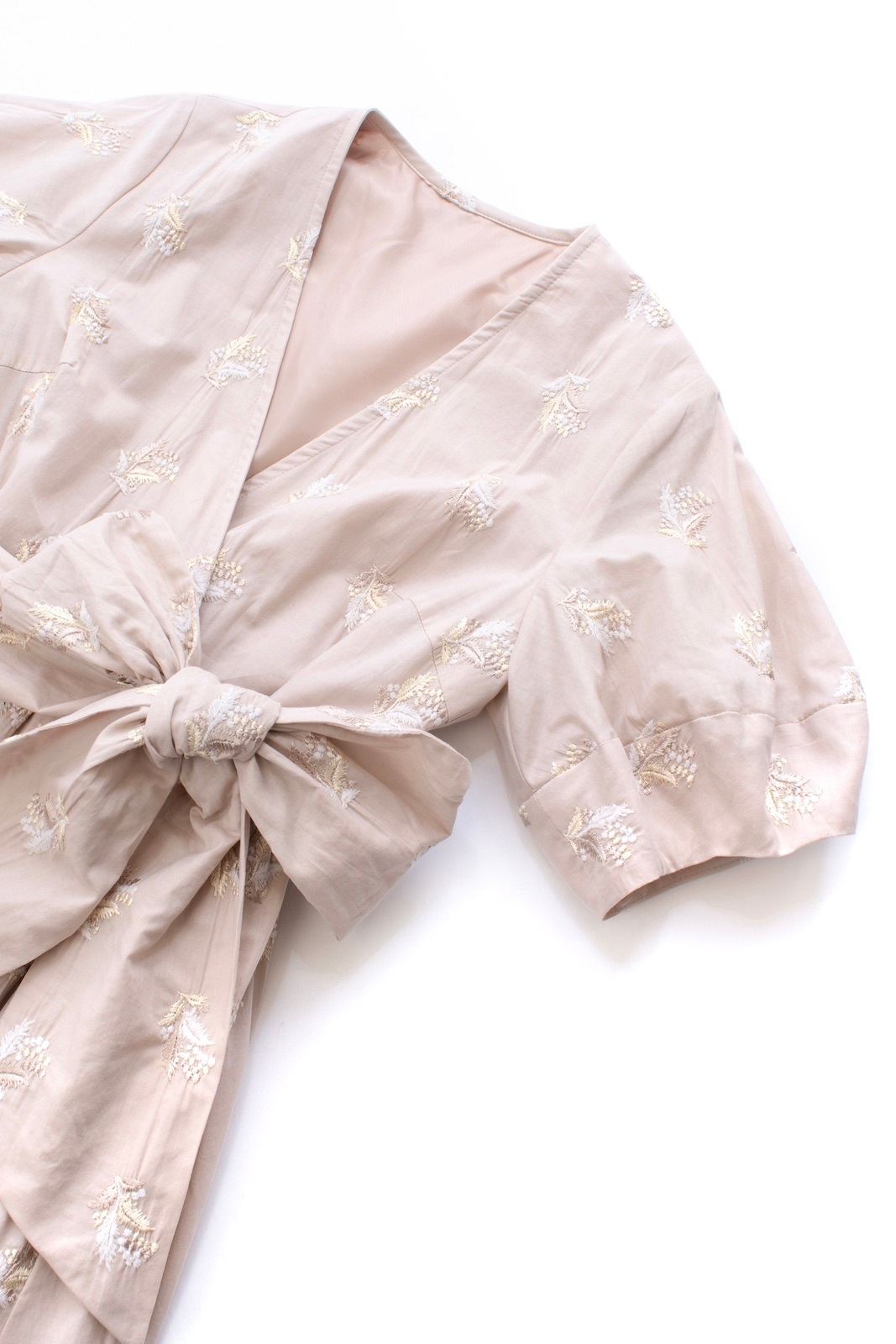 ベージュラップワンピース【残り1点】 | DRESS | OBLI