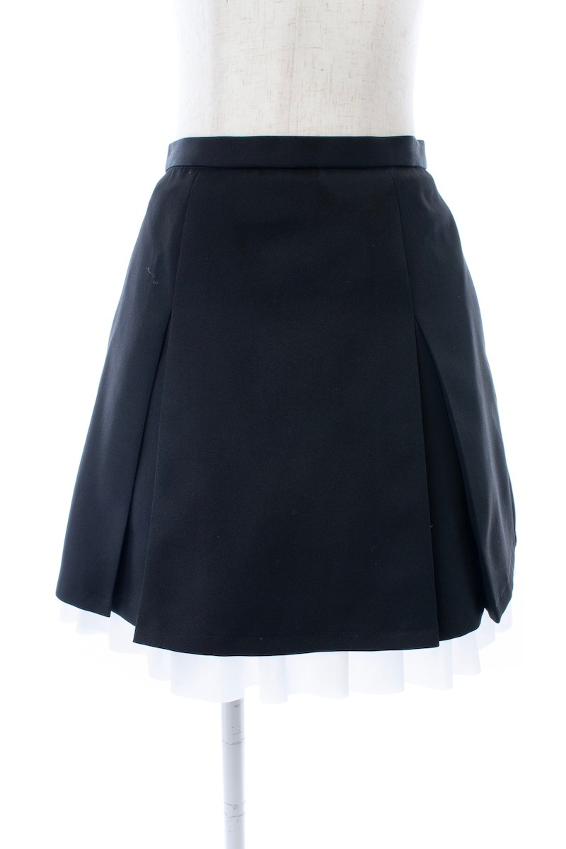 シャツドッキングフリルミニスカート