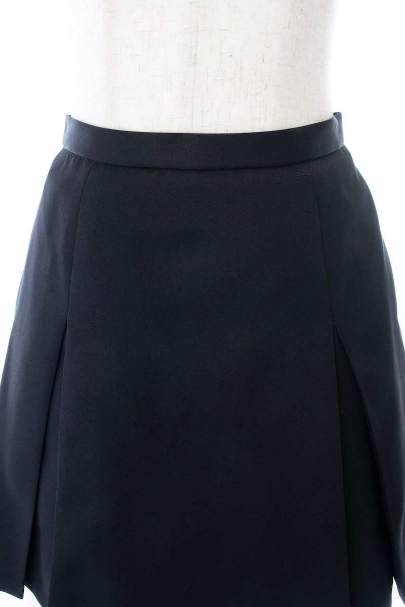 シャツドッキングフリルミニスカート