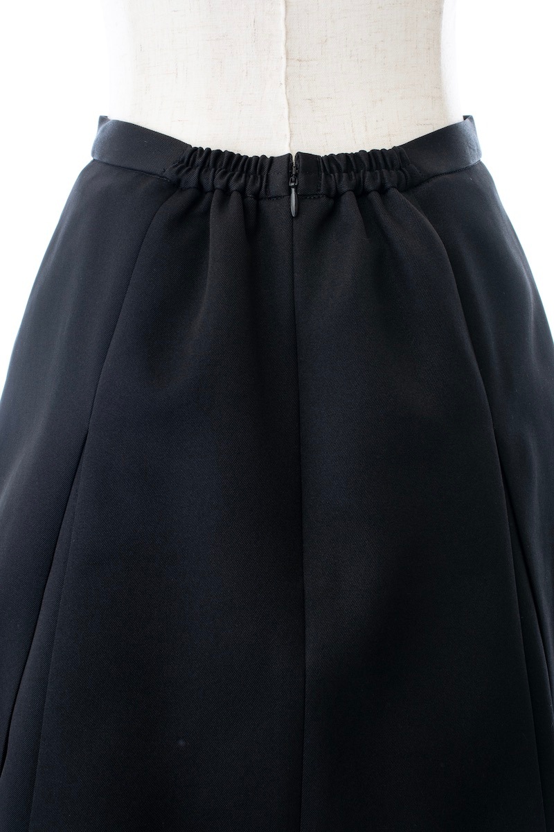 シャツドッキングフリルミニスカート