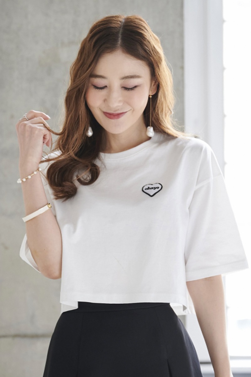 シャツドッキングフリルミニスカート