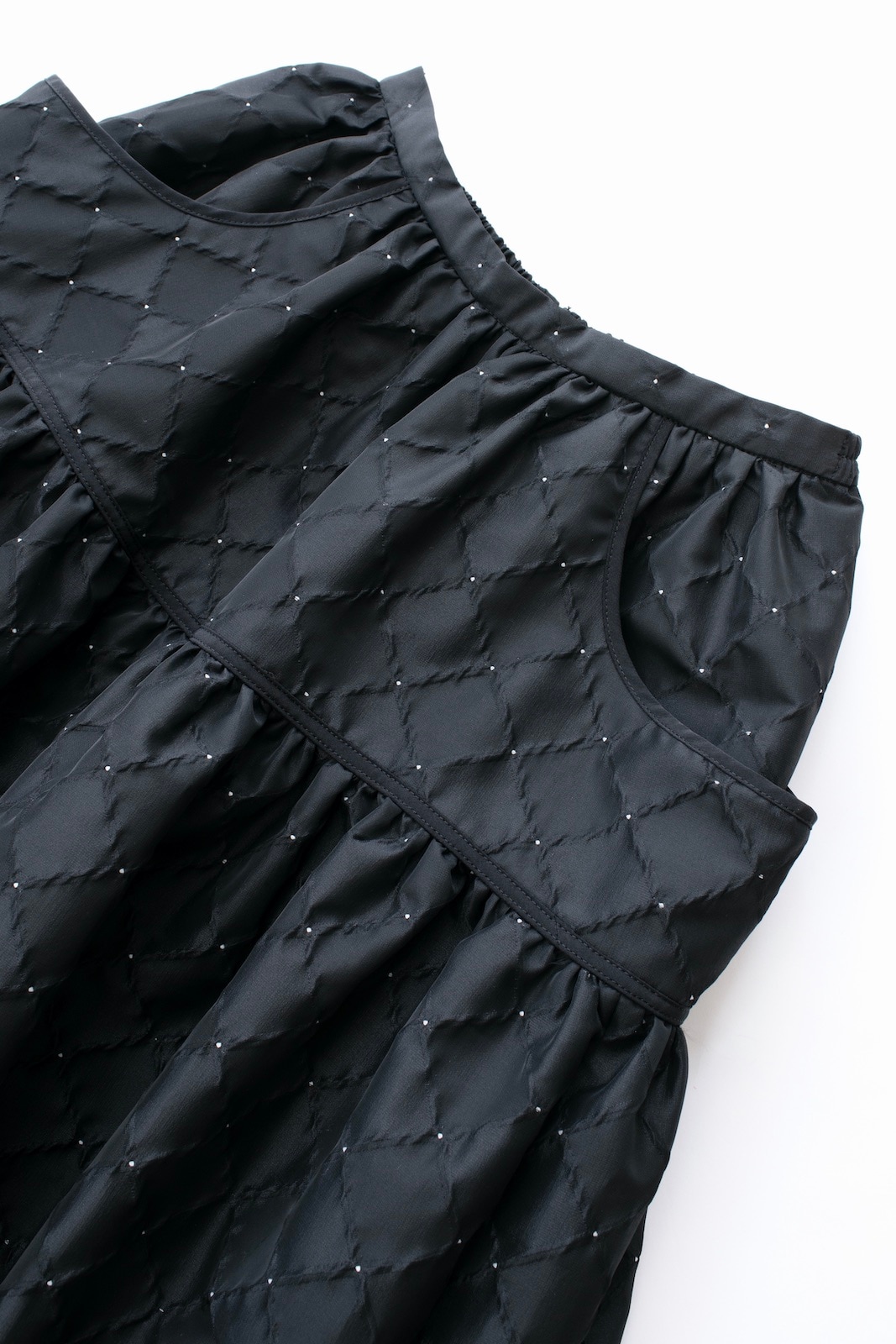 新品 OBLI 米沢別注キルティングジャガードポケットスカート obliM】米沢別注キルティングジャガードポケットスカート