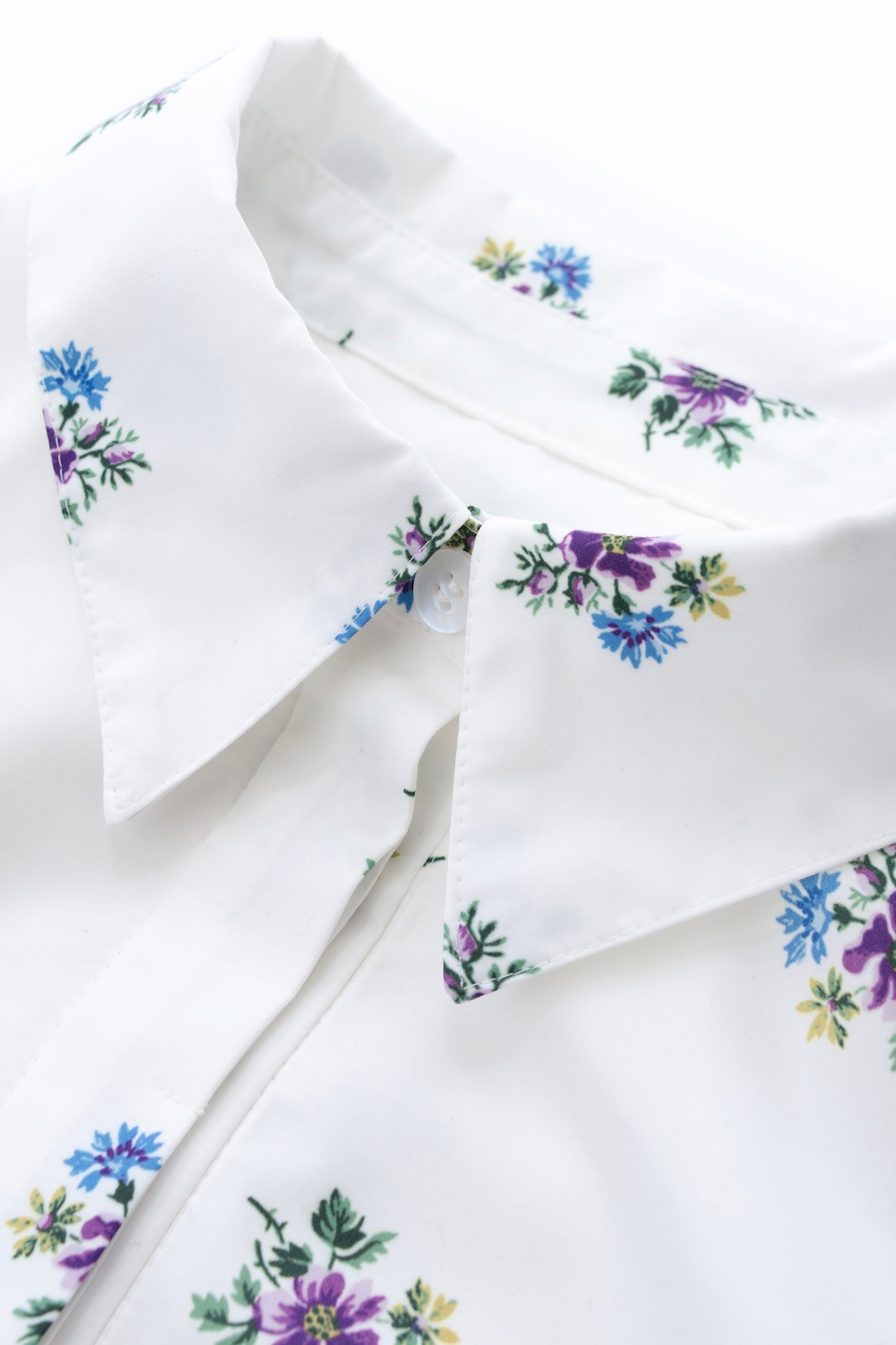 タフタフラワーシャツワンピース | ALL | OBLI 