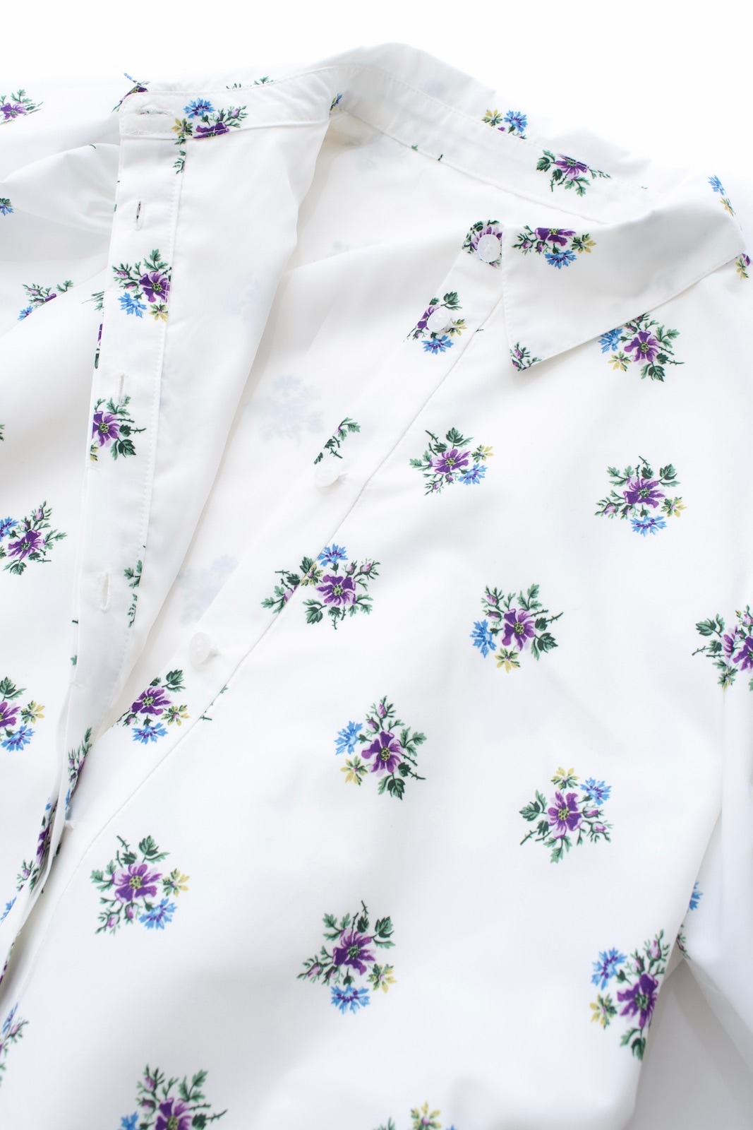 タフタフラワーシャツワンピース | ALL | OBLI 