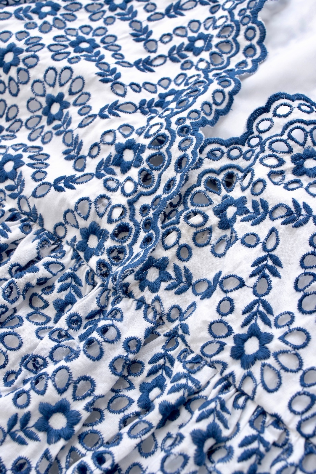 レースミニワンピース/ブルー